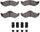 3000 Semi-Metallic Brake Pads and Hardware Kit