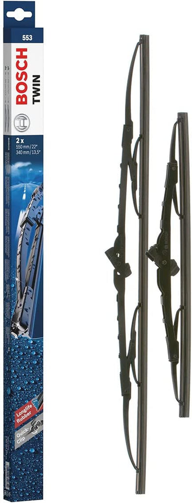 Wiper Blade Twin 553, Length: 550Mm/340Mm – Set of Front Wiper Blades