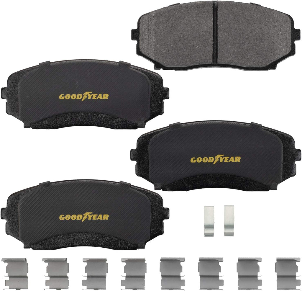 Front Brake Rotors Carbon-Ceramic Pads for 2007-14 Ford Edge 2007-15 Lincoln MKX