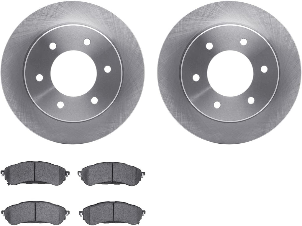 Rear Brake Rotors with 5000 Advanced Brake Pads 6502-99816