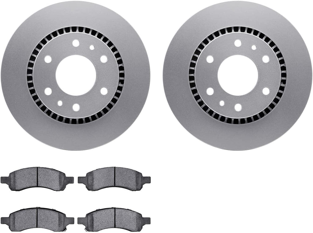 Front Geospec Brake Rotors with Ultimate Duty Performance Brake Pads 4402-48025