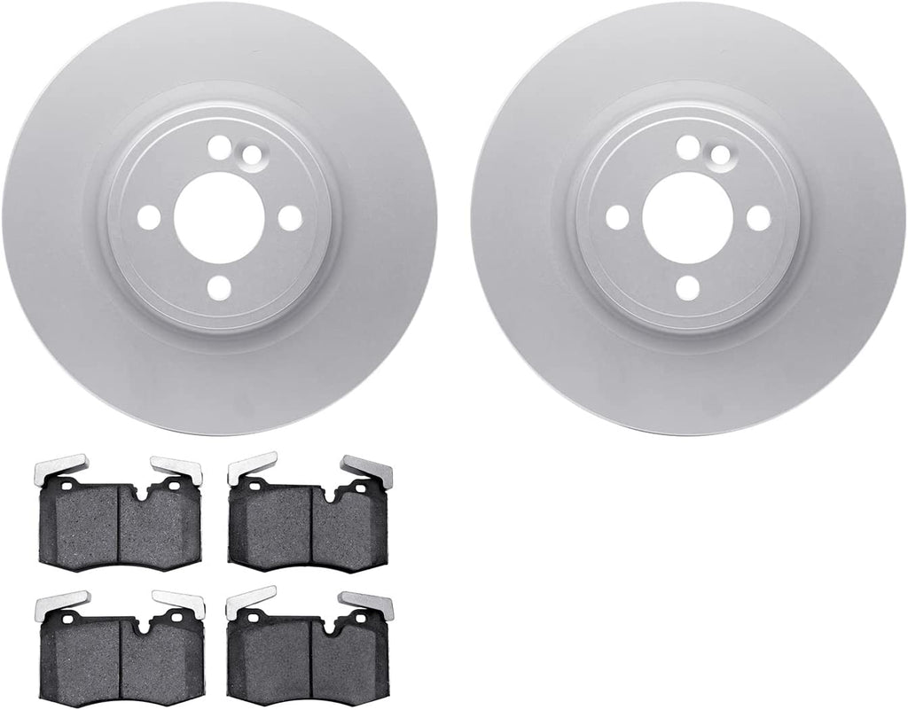 Front Geospec Brake Rotors with 5000 Euro Ceramic Brake Pads 4602-32009