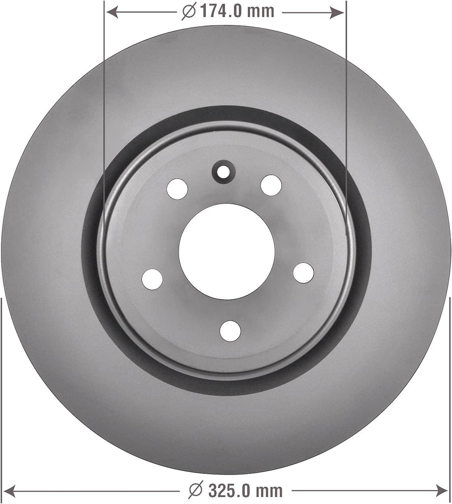 Front Brake Rotors & Ceramic Pads Kit Compatible with Ford Explorer Flex Tuarus Lincoln MKS