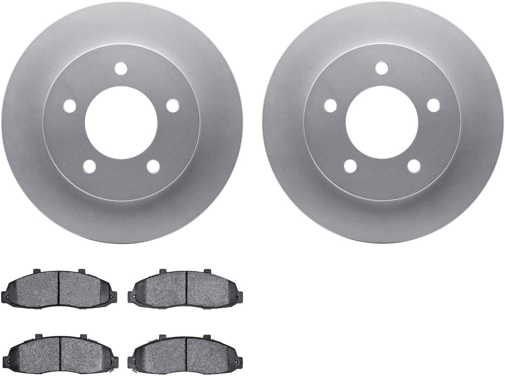 Front Geospec Brake Rotors with Ultimate Duty Performance Brake Pads 4402-54018