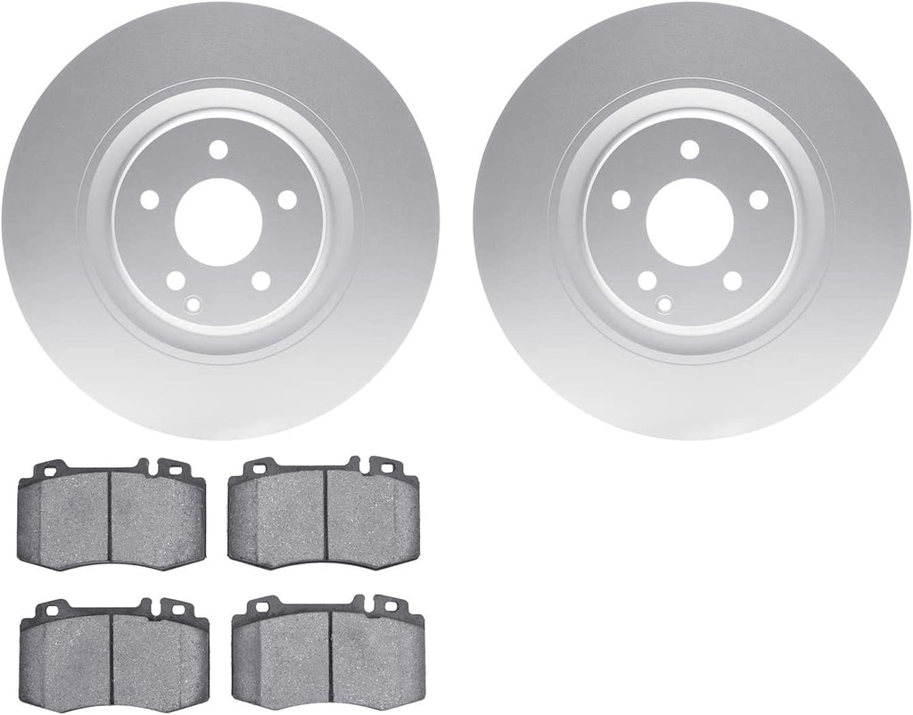 Front Geospec Brake Rotors with 5000 Advanced Brake Pads 4502-63136