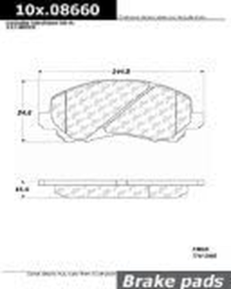 106.08660 Disc Brake Pad