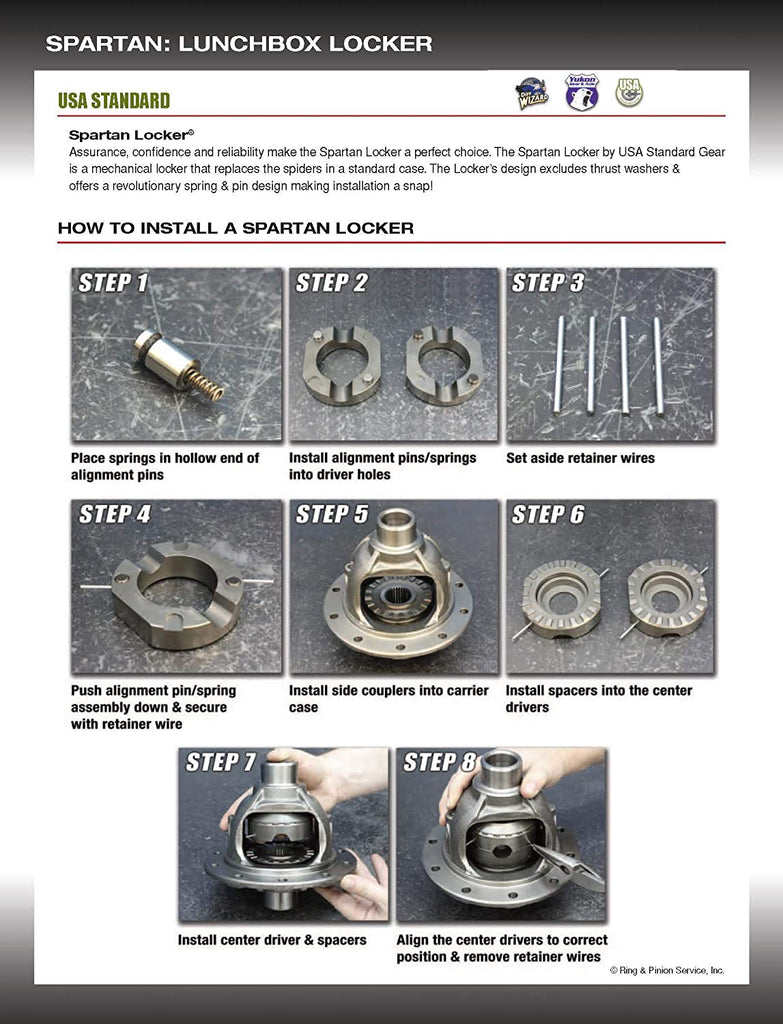 USA Standard Gear Spartan Locker for Dana 30 Differential 27 Spline (SL D30-27)
