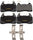 GYD1474 Carbon Ceramic Automotive Front Disc Brake Pads Set Vehicle Replacement Part for Cadillac CT6, CTS, Camaro, Corvette & More