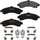 GYD882 Premium Carbon Ceramic Automotive Front Disc Brake Pads Set Vehicle Replacement Part for Buick Rainier, Trailblazer, GMC Envoy