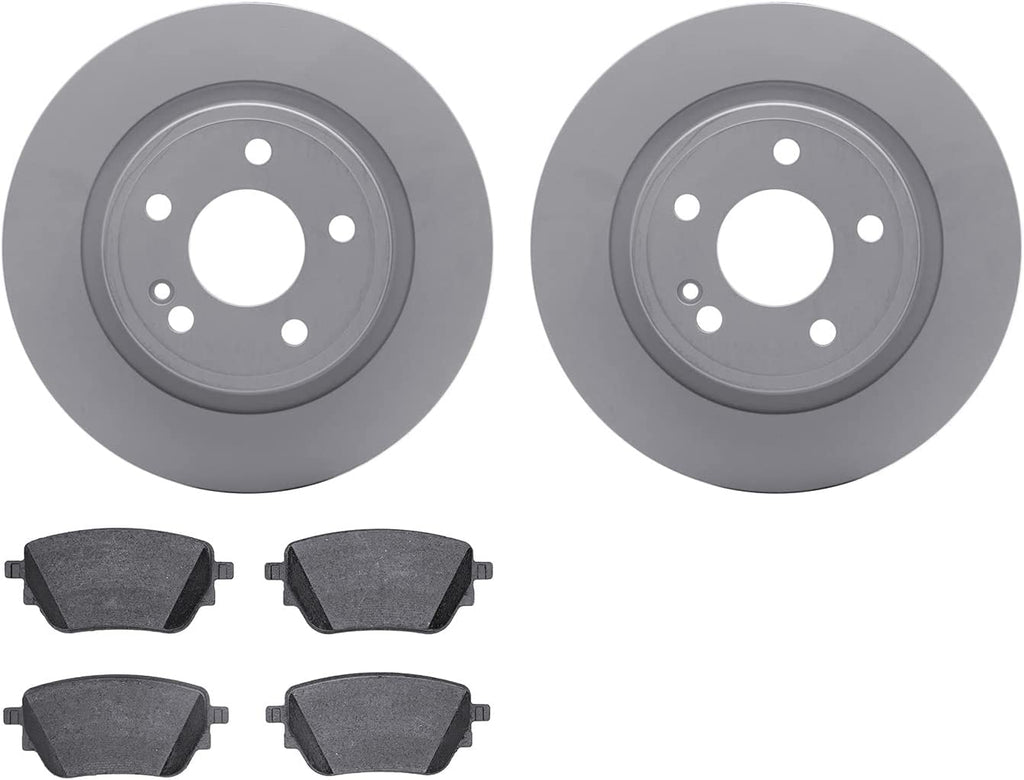 Rear Geospec Brake Rotors with 5000 Advanced Brake Pads 4502-63248