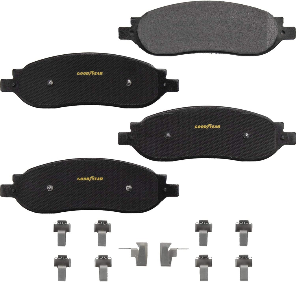 PRK54742R, Rear Truck & SUV Brake Bundle with Pair (2) of Antiox Coated Brake Rotors and Carbon-Ceramic Brake Pads