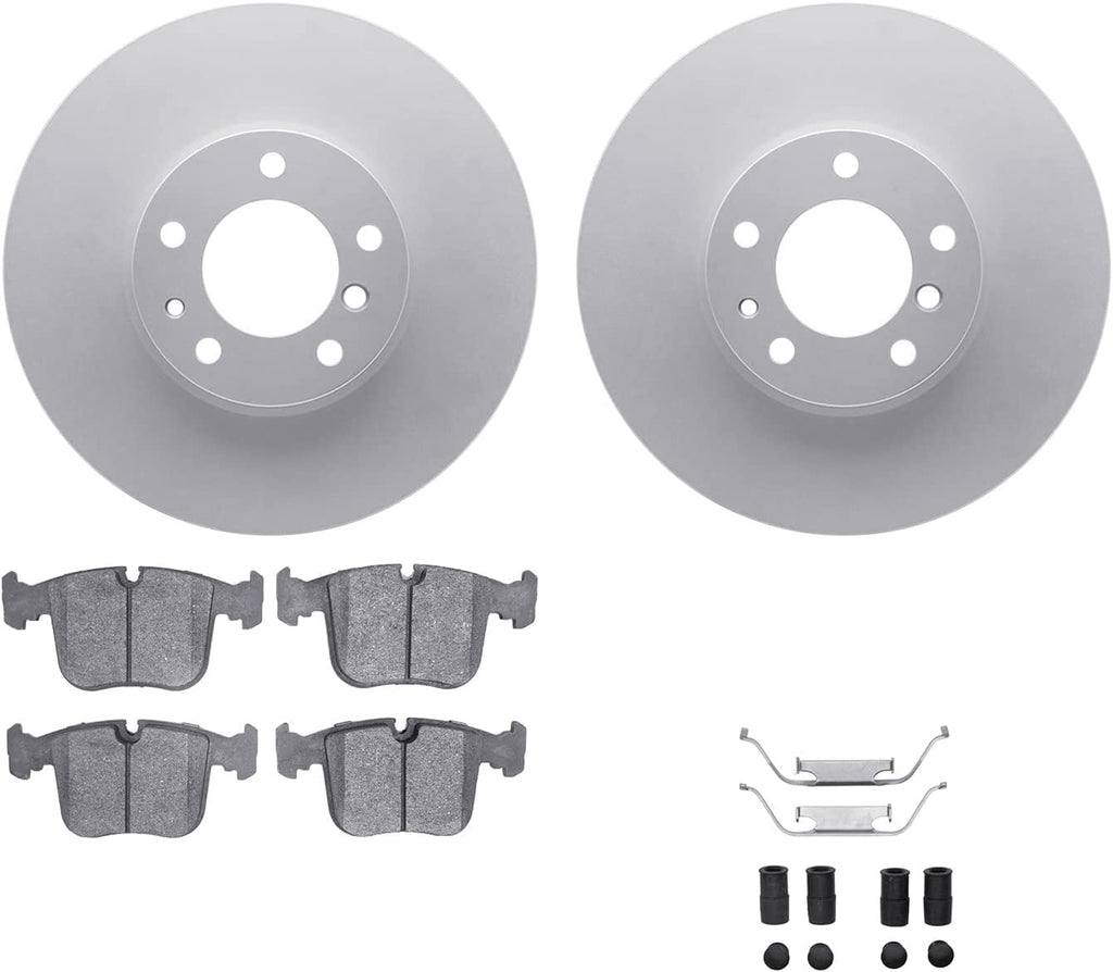 Front Geospec Brake Rotors with 5000 Advanced Brake Pads Includes Hardware 4512-31153
