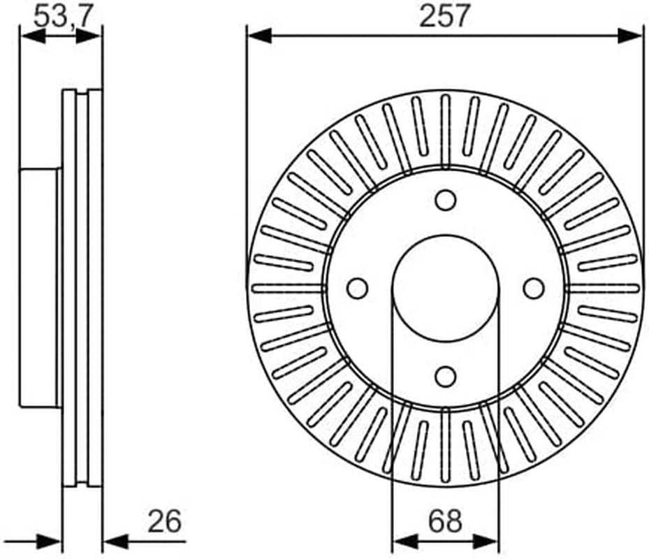 0 986 479 535 Brake Disc