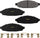 Premium Front Semi Metallic Brake Pads for Ford Lincoln Mercury Goodyear GYD931