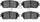 3000 Ceramic Brake Pads 1310-0906-10-Front Set for 2004-2008 Toyota Solara, 2004-2010 Toyota Sienna, 2005-2006 Toyota Camry, 2005-2007 Toyota Avalon, 2005-2015 Toyota Tacoma