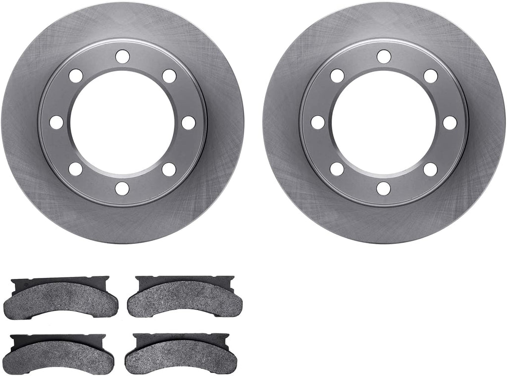 Front Brake Rotors with Heavy Duty Brake Pads 6202-99257