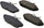 BR64B Rear Organic Pad