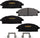 GYD691 Carbon Ceramic Automotive Front Disc Brake Pads Set Replacement Part for Acura MDX, Infiniti Q45, Nissan Pathfinder, Quest