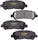 Rear Brake Pads for 2008-2013 Toyota Highlander  GYD1325
