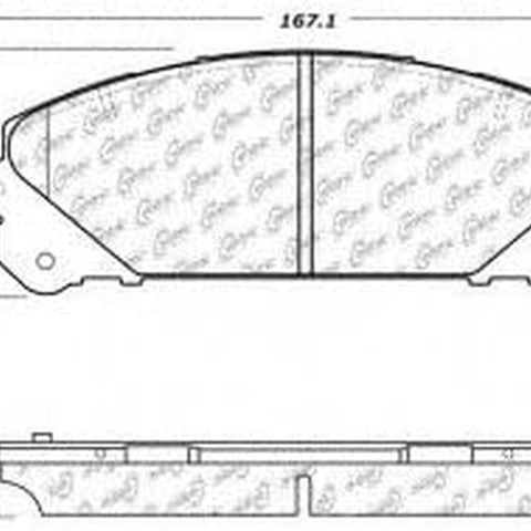 (102.13240) Brake Pad, Metallic