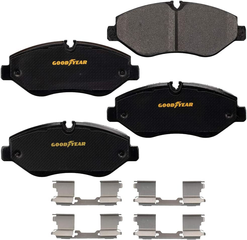 GYD1316 Automotive Carbon Ceramic Front Disc Brake Pads Set Vehicle Replacement Part for Dodge Sprinter, Freightliner Sprinter & More