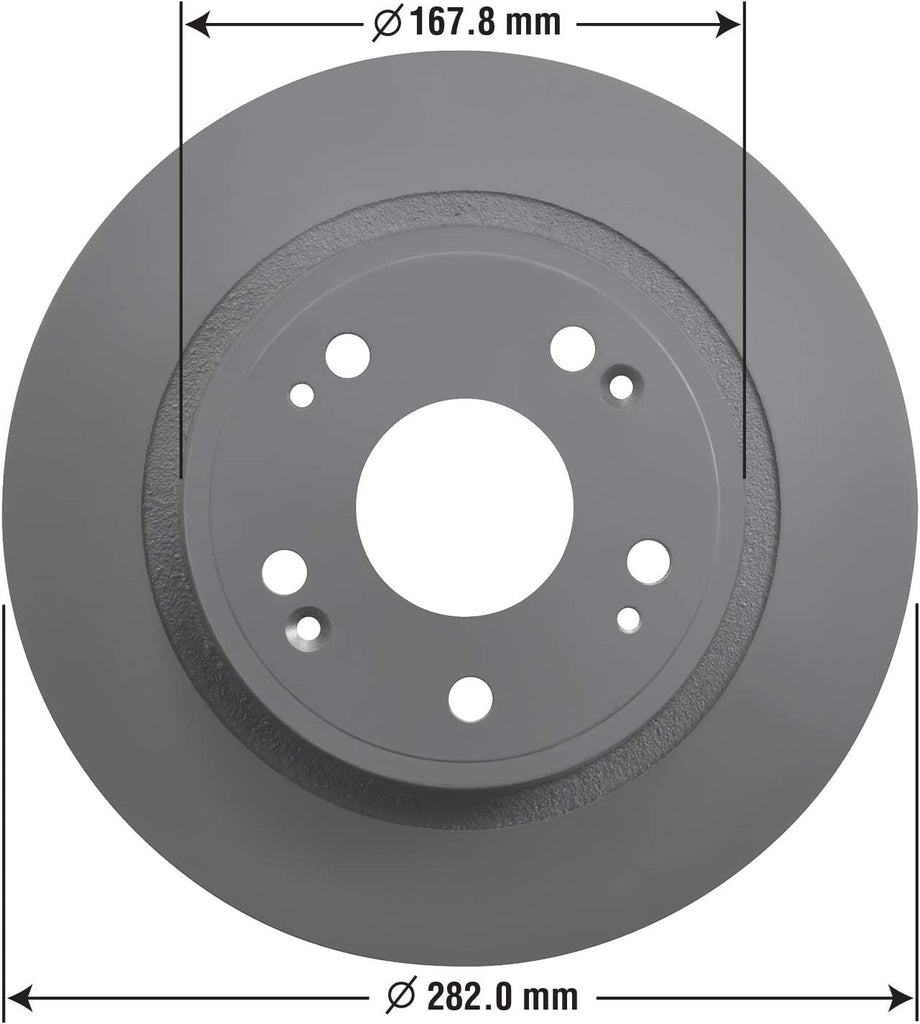 Rear Brake Rotors Ceramic Pads Kit for Honda Accord Acura TSX Goodyear PRK58768R
