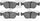 5000 Euro Ceramic Brake Pads 1600-0618-00-Front Set for 1993-1997 Volvo 850, 1998-2000 Volvo S70, 1998-2000 Volvo V70, 1998-2004 Volvo C70