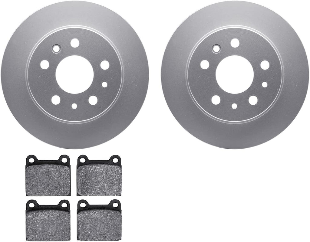 Rear Geospec Brake Rotors with 5000 Advanced Brake Pads 4502-63041