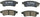BP605 Quietcast Premium Semi-Metallic Disc Brake Pad Set - Compatible with Select Toyota T100; FRONT