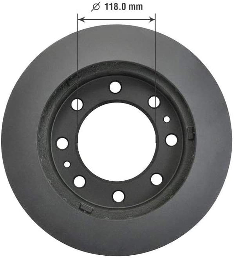GYD1092 Automotive Carbon Ceramic Truck and SUV Front Brake Pads and 2144036GY Antiox Automotive Vehicle Vented Front Brake Rotor (2 Pack)
