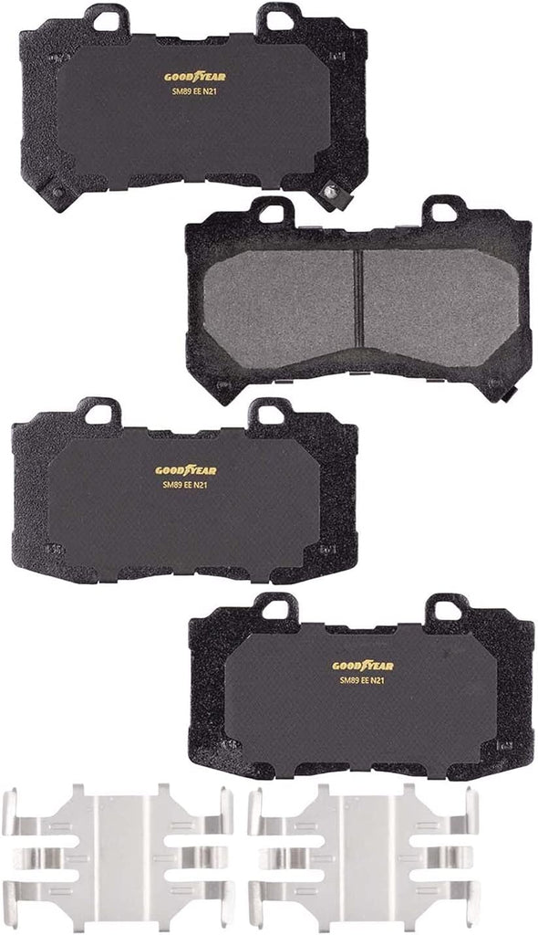 Front Brake Pads for 15-18 Chevrolet Colorado 15-20 GMC Canyon Goodyear GYD1802