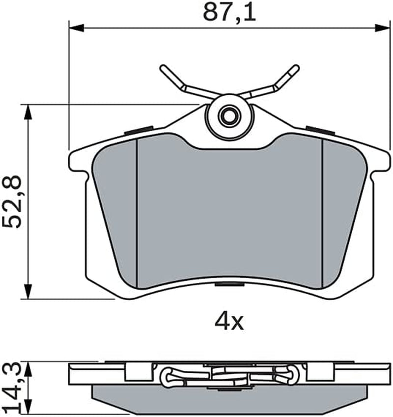 0986466683 Brake Pads