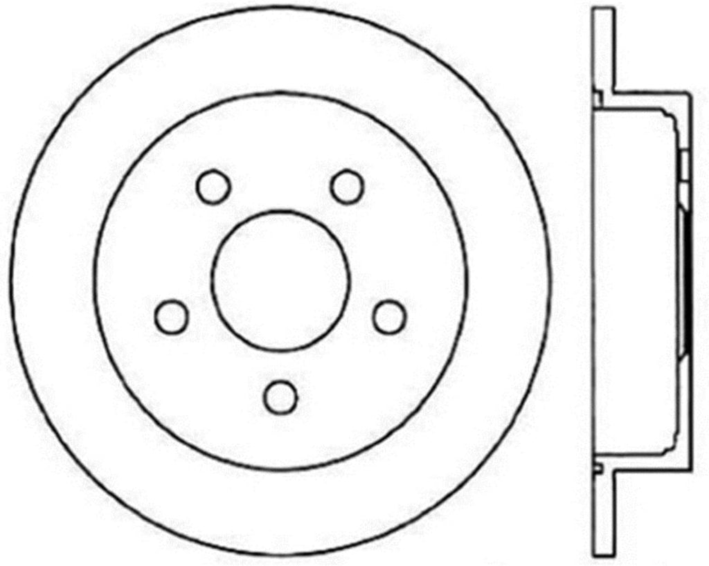 127.62058L Rear Left Sport Drilled/Slotted Brake Rotor