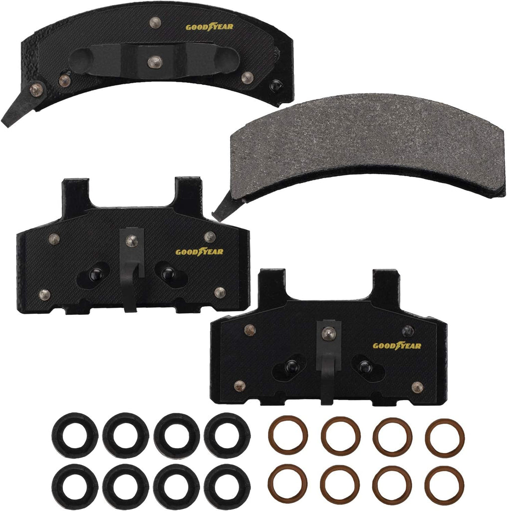 GYD368, Truck & SUV Carbon-Ceramic Front Disc Brake Pads for Chevys and Gmcs