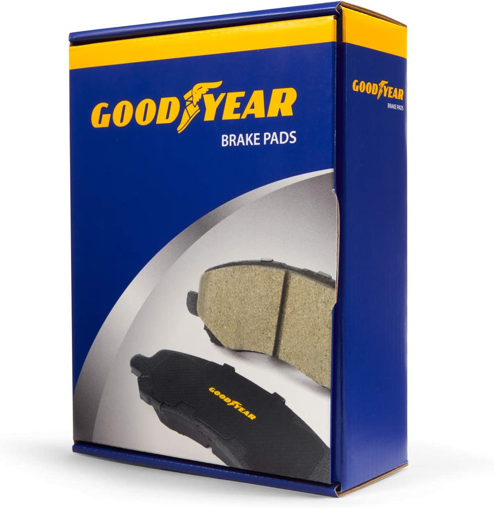GYD562 Premium Ceramic Automotive Front Disc Brake Pads Set Vehicle Replacement Part for Geo Prizm, Toyota Camry, Corolla, and RAV4