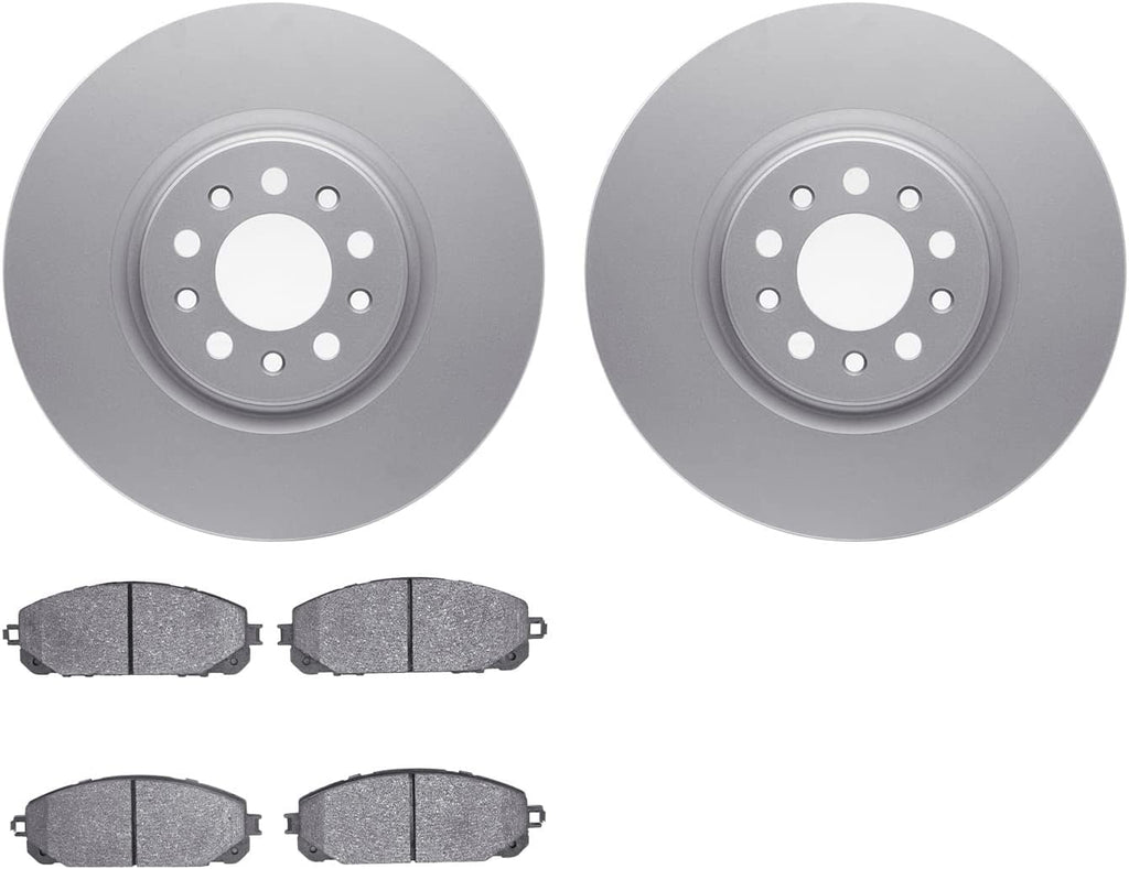 Front Geospec Brake Rotors with 5000 Advanced Brake Pads 4502-42063