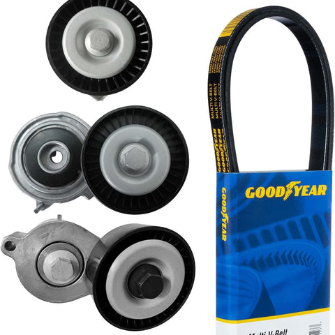 3171 Serpentine Belt Drive Component Kit, Gray