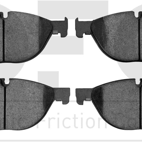 5000 Euro Ceramic Brake Pads 1600-1409-00-Front Set