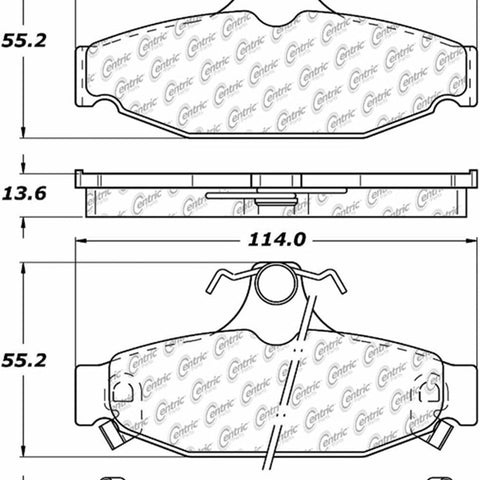 105.04130 Rear Brake Pad