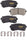Premium Rear Brake Pads for 2017-19 Hyundai Sonata 2016-19 Kia Optima Goodyear