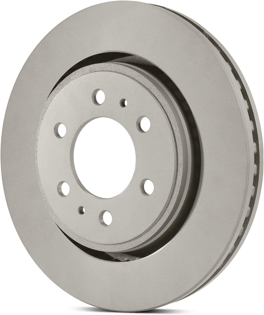 GYD537 Premium Ceramic Automotive Rear Disc Brake Pads Set and 212512GY Truck and SUV Premium Antiox Coated Rear Brake Rotor