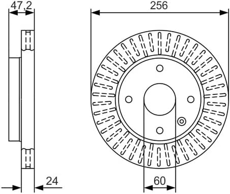0 986 479 A54 Brake Disc