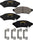 GYD1075 Premium Ceramic Automotive Front Disc Brake Pads Set Replacement Part for Buick Allure, Lacrosse, Pontiac Grand Prix, & More