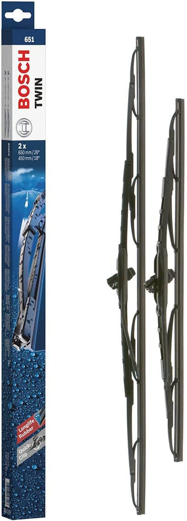 Wiper Blade Twin 651, Length: 650Mm/450Mm – Set of Front Wiper Blades