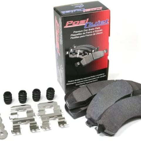 Posi Quiet Ceramic Front and Rear Brake Pads Compatible for 2001-2006 BMW X5 3.0I All Will Not Fit 4.6Is.