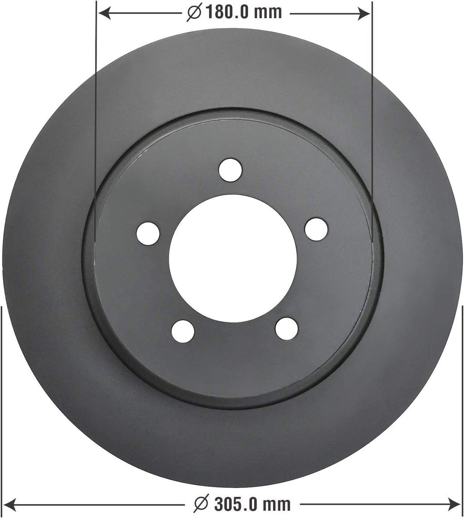 Front Brake Rotors Ceramic Pads Kit for 02-05 Ford Explorer Mercury Mountaineer