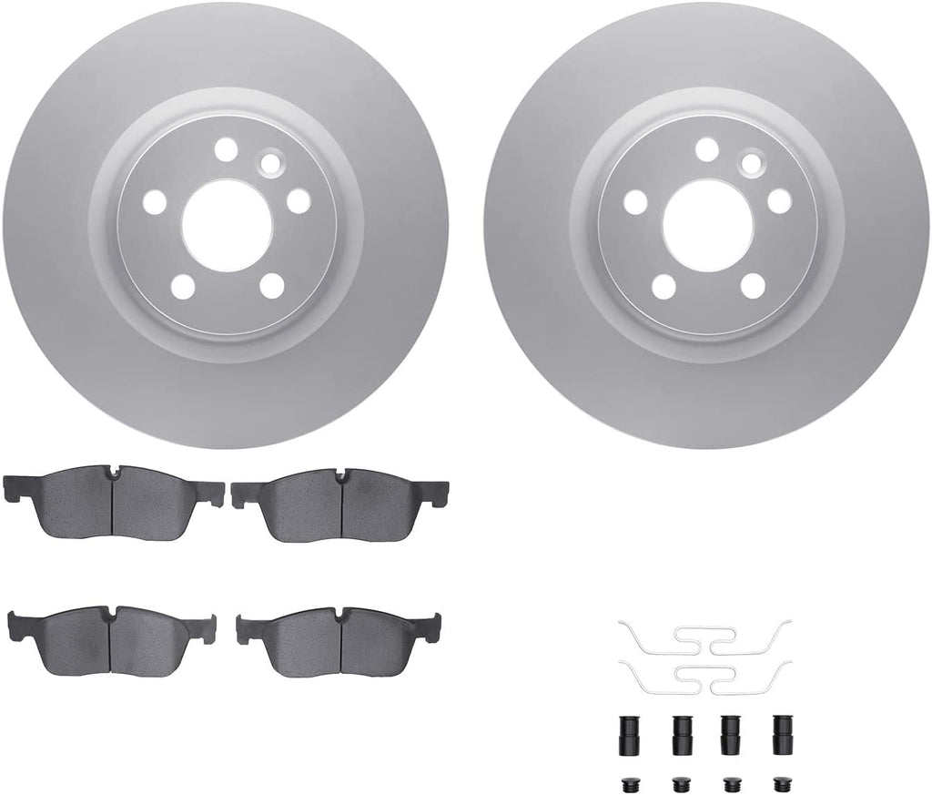 Front Geospec Brake Rotors with 5000 Advanced Brake Pads Includes Hardware 4512-11065