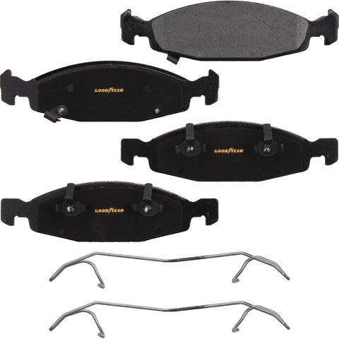 GYD790 Premium Carbon Ceramic Automotive Front Disc Brake Pads Set Vehicle Replacement Part for Grand Cherokee 1999-2002