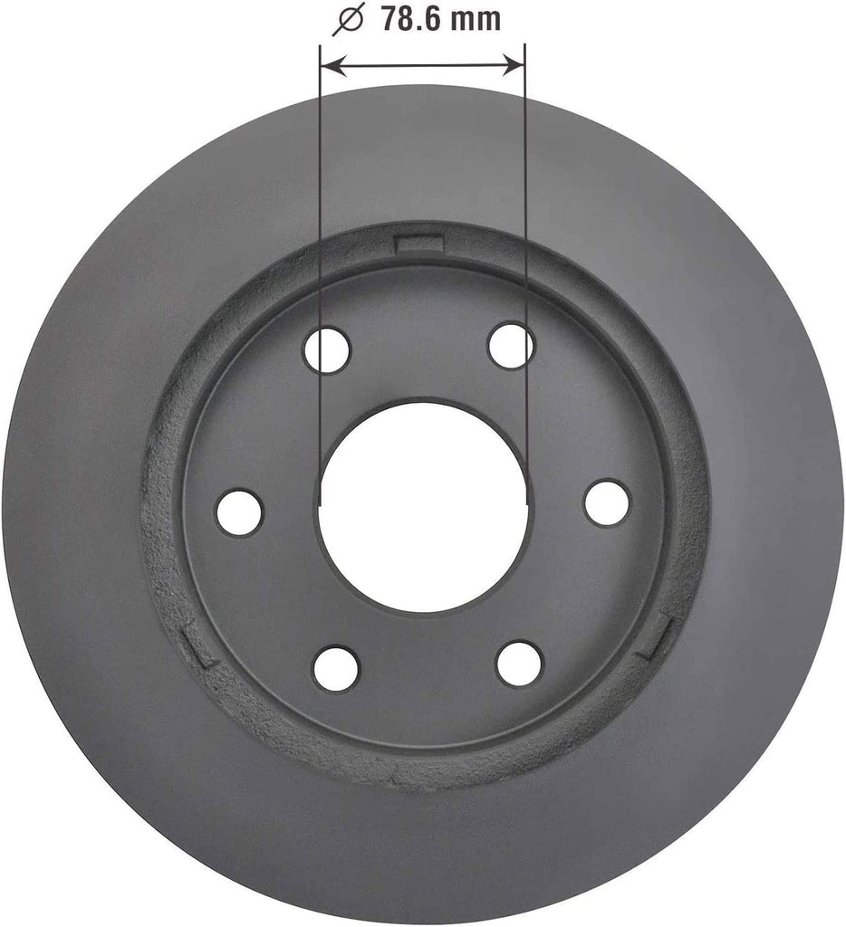 GYD785 Automotive Carbon Ceramic Truck and SUV Front Brake Pads and 214426GY Antiox Automotive Vehicle Vented Front Brake Rotor (2 Pack)