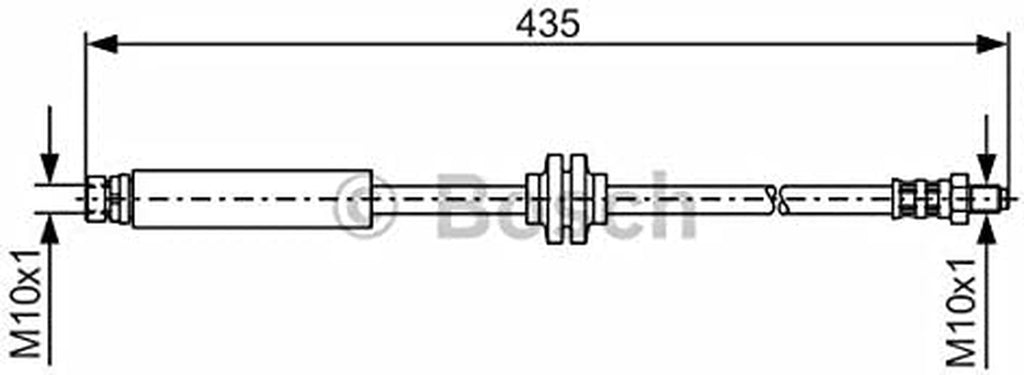 BOSCH Brake Hose Compatible with Ford C-Max Focus Hatchback MPV Sedan AUSTRALIA 2004-